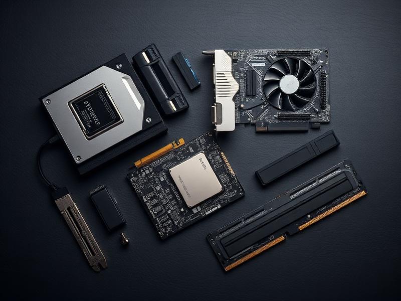 Protsessor, videokarta, motherboard va operativ xotira modullari